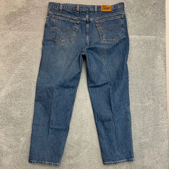 VTG Levis 540 Jeans Mens 44x30 Blue Orange Tab Relaxed Fit Denim Casual Straight